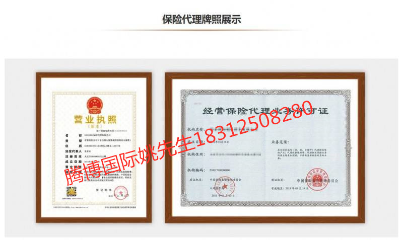 保险从业资格证书 经营保险代理业务的必备资质